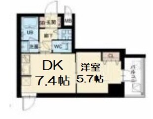 スプランディッド堀江の物件間取画像